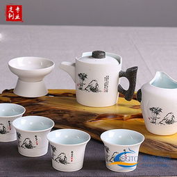 景德鎮雪花釉茶具 10頭套裝廠家直銷，專業定制彰顯品味